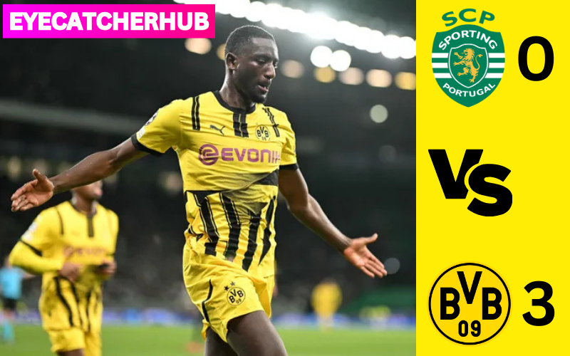Borussia Dortmund Take Control with Convincing 3-0 Victory Over Sporting