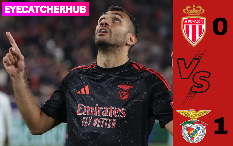 Champions League: Benfica Secure Narrow 1-0 Win Over Monaco
