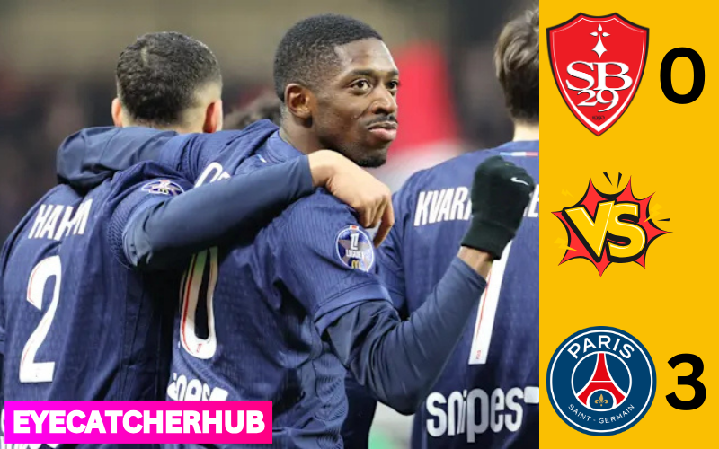 PSG Dominates Brest 3-0 in Champions League Clash