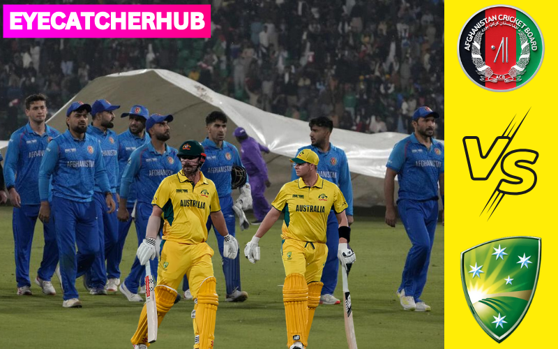 Rain Plays Spoilsport: Australia Advances, Afghanistan’s Hopes Drenched